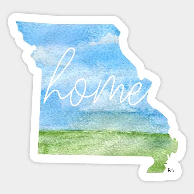Missouri Home State Sticker by RuthMCreative